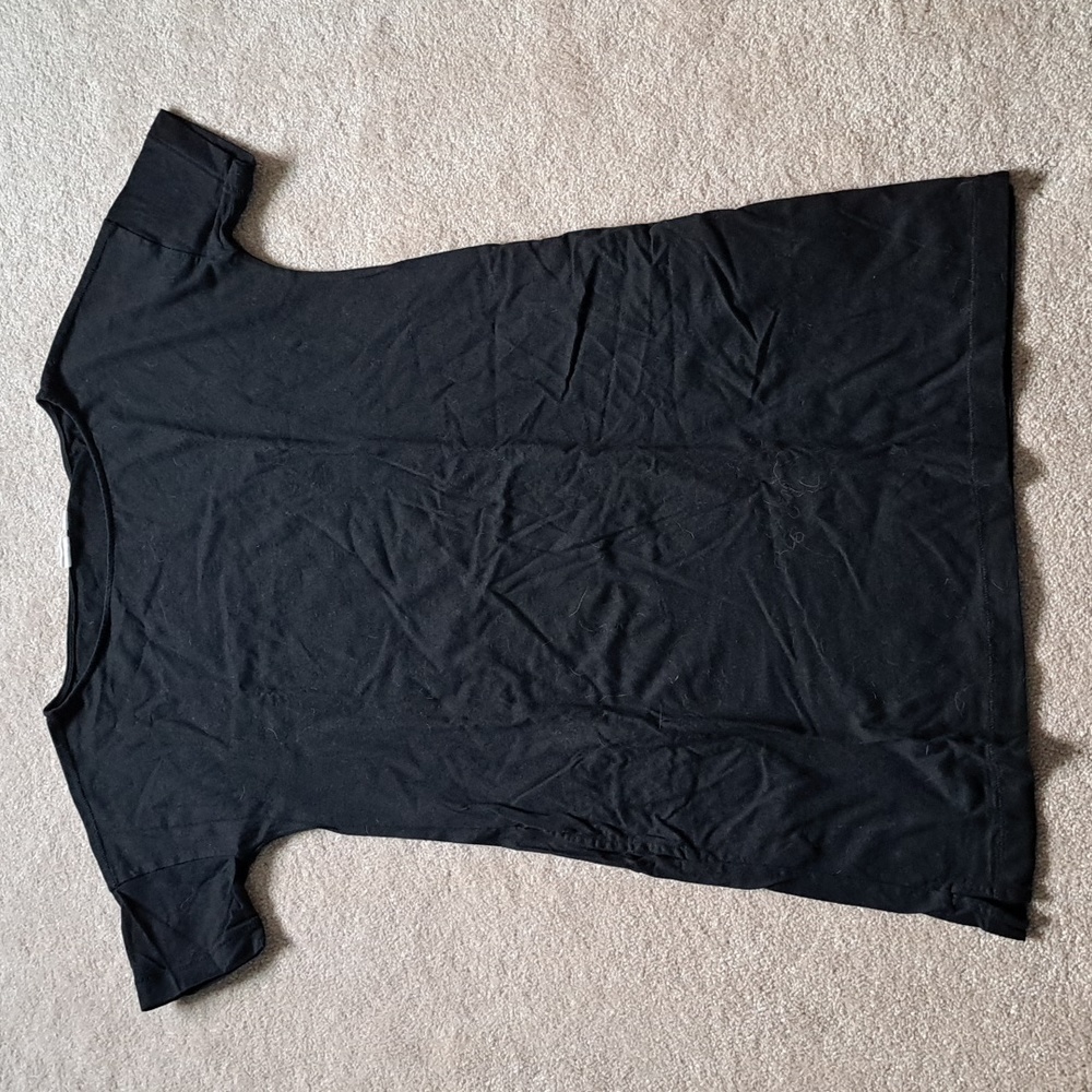 Gap boatneck cotton/modal dress with POCKETS